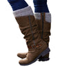 High Tube Knight Boots - Plus Size