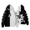 Tokyo-Inspired Cultural Hoodie - Black & White