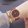 Chic Glitter Belt Watch Set