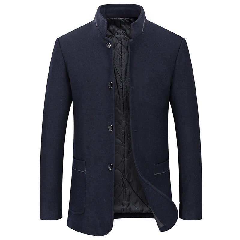 Men's Fashion Casual Woolen Coat