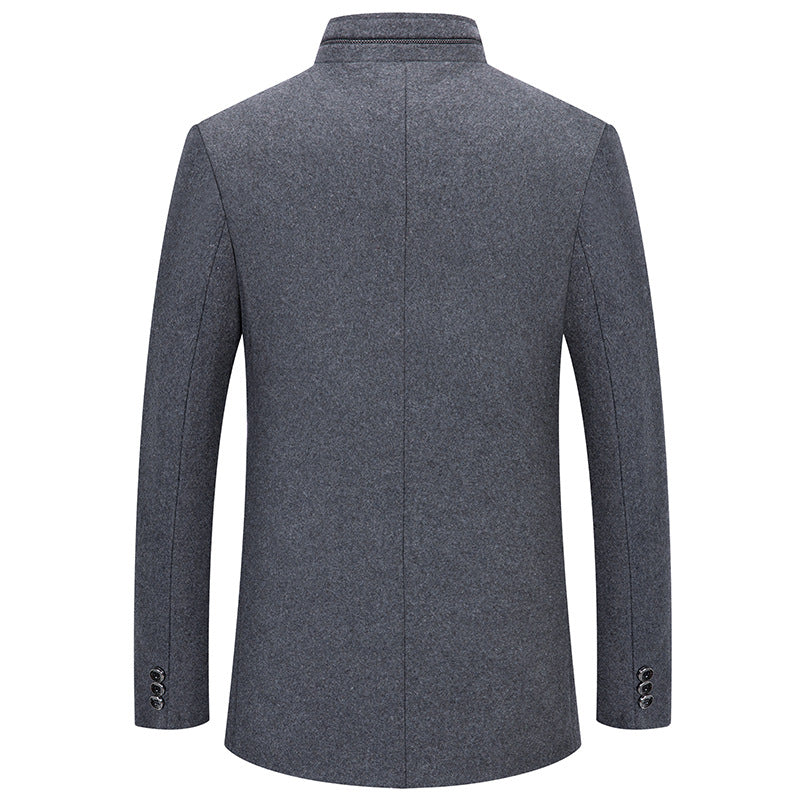 Men's Fashion Casual Woolen Coat