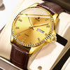 Waterproof Gold Diamond Watch