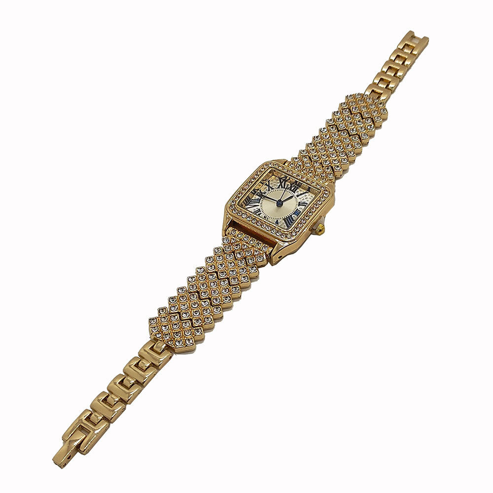 Square Sky Star Diamond Watch Set