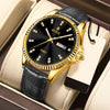 Waterproof Gold Diamond Watch