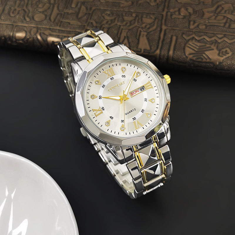 Luminous Waterproof Quartz Rivet Watch