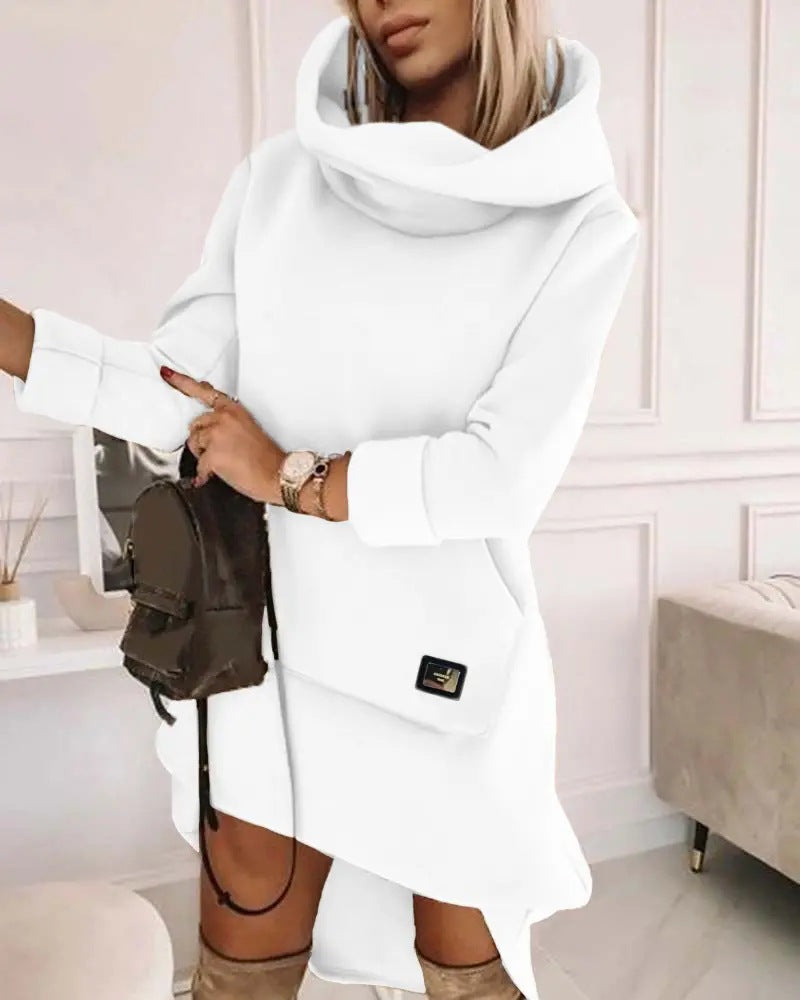 Long Sleeve Hooded Casual Pullover for Women