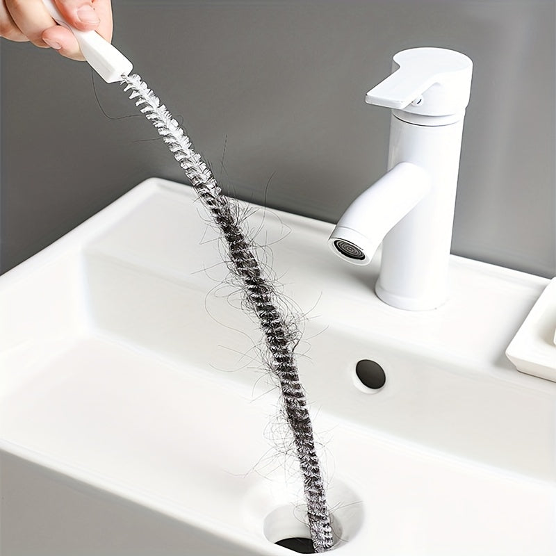 Instant Sink Unclogger Flexible Long Pipe Dredging Brush for HotelsCommercial