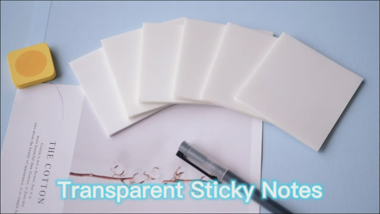 Clear Sticky Notes Perfect School and Office Supplies